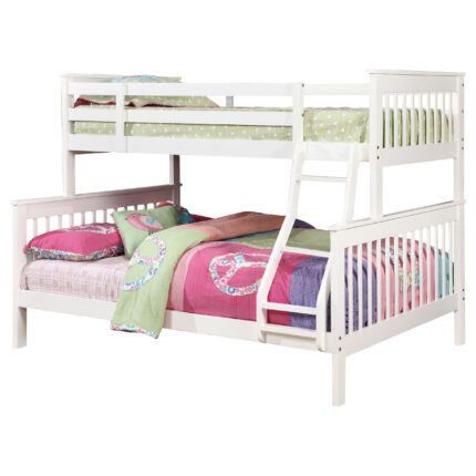 Chapman Wood Twin Over Full Bunk Bed White product image
