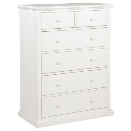 Sumerlin 6-drawer Bedroom Chest of Drawers White product image