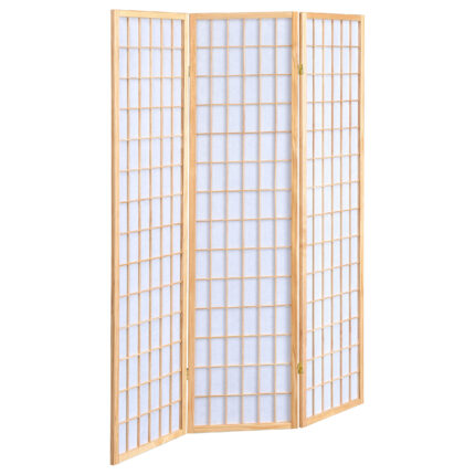 Carrie 3-Panel Room Divider Folding Shoji Screen Natural product image