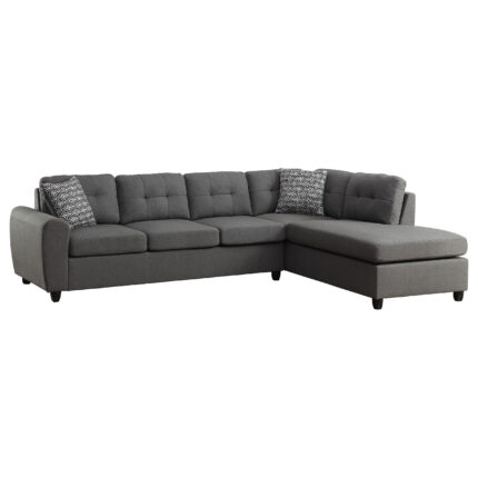 Stonenesse Upholstered Sectional Chaise Sofa Grey product image