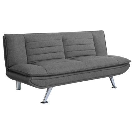 Julian Upholstered Tufted Convertible Sofa Bed Grey product image