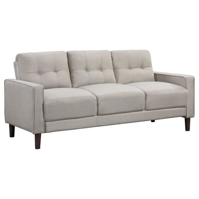 Bowen Upholstered Track Arm Tufted Sofa Beige product image