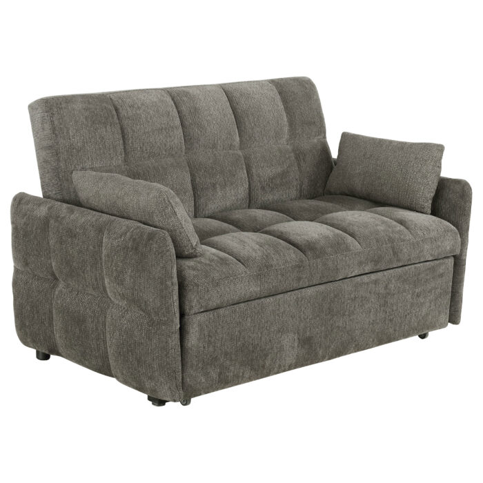 Cotswold Upholstered Convertible Sleeper Sofa Bed Dark Grey product image