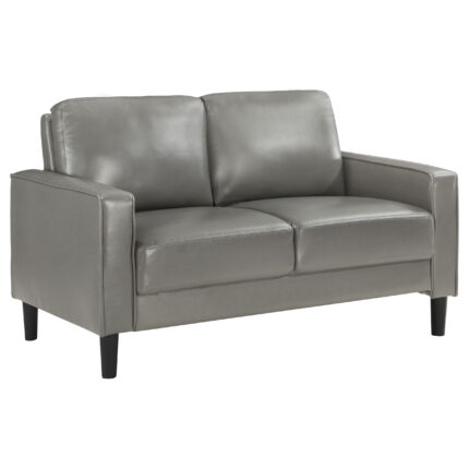 Ruth Upholstered Track Arm Loveseat Grey product image