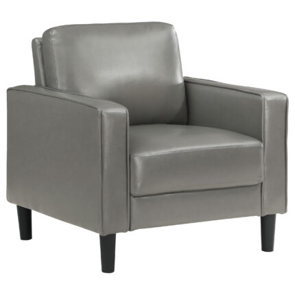 Ruth Upholstered Track Arm Accent Chair Grey product image