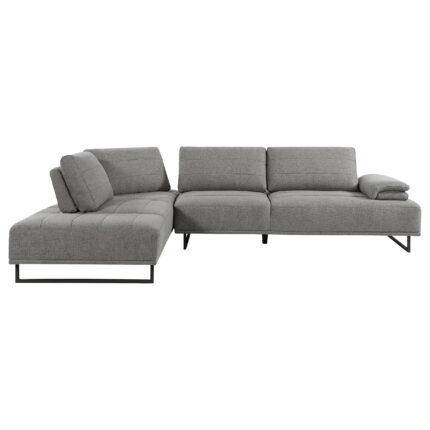 Arden Upholstered Sectional Sofa with Adjustable Back Taupe product image