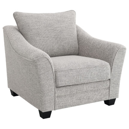 Tomkins Boucle Upholstered Chair Light Grey product image