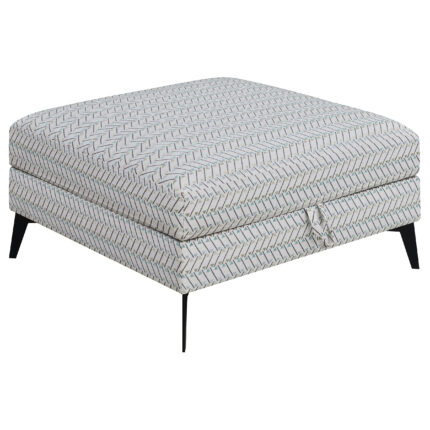 Clint Square Upholstered Tufted Storage Ottoman Aloe product image