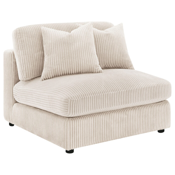 Blaine Upholstered Armless Chair Sand product image