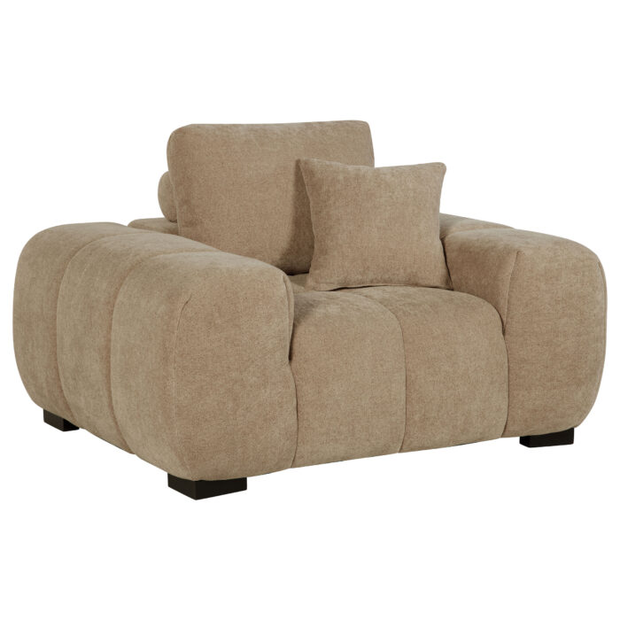 Octavia Upholstered Track Arm Accent Chair Camel product image