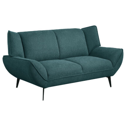 Acton Upholstered Flared Arm Loveseat Teal Blue product image