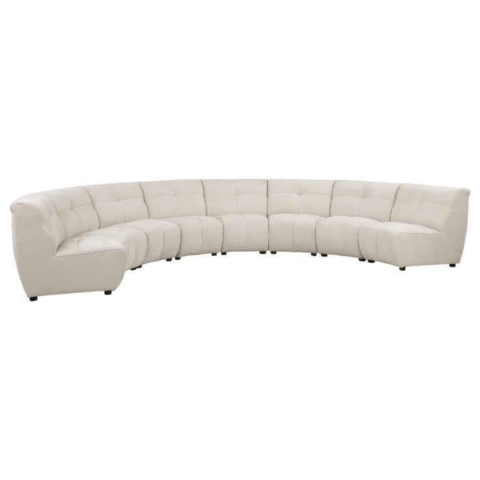 Charlotte 8-piece Upholstered Modular Sectional Sofa Ivory product image