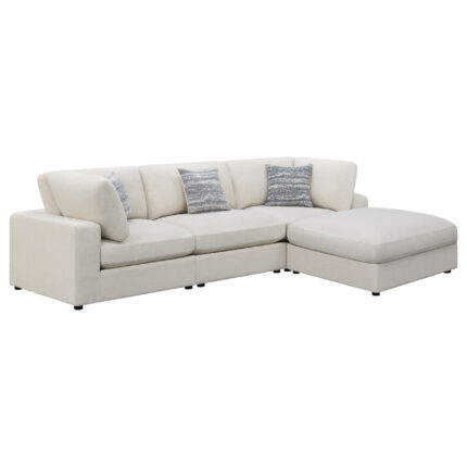 Serene 4-piece Upholstered Modular Sectional Sofa Beige product image