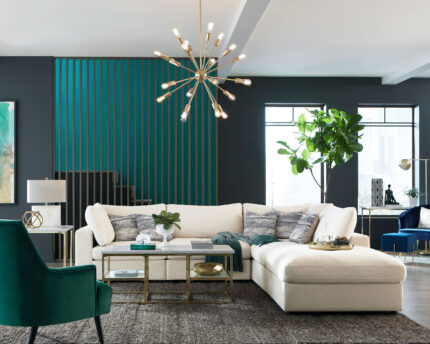 Serene 5-piece Upholstered Modular Sectional Sofa Beige product image