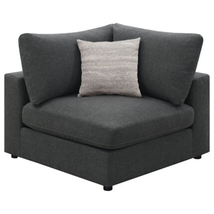 Serene Upholstered Corner Charcoal product image