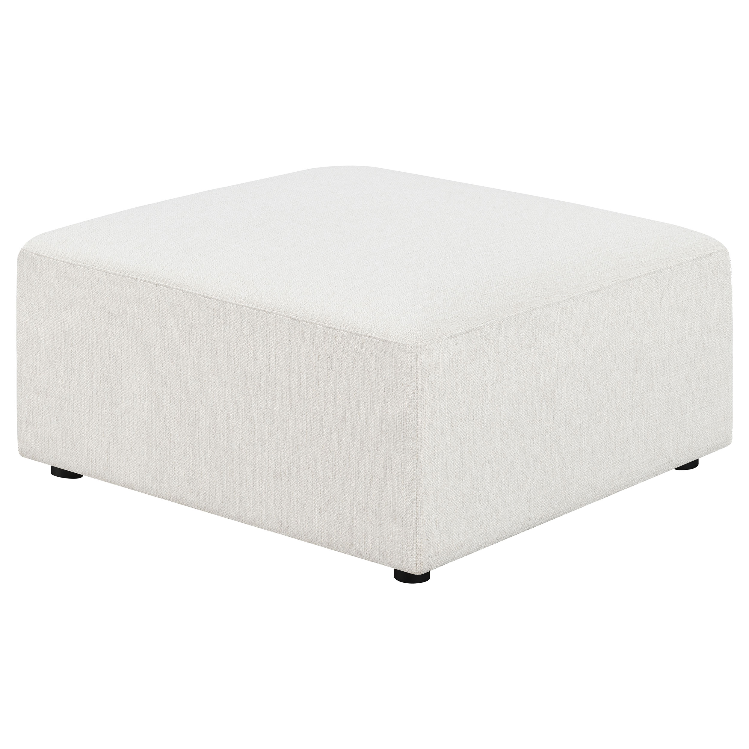 Freddie Square Upholstered Ottoman Pearl Freddie Square Upholstered Ottoman Pearl product image