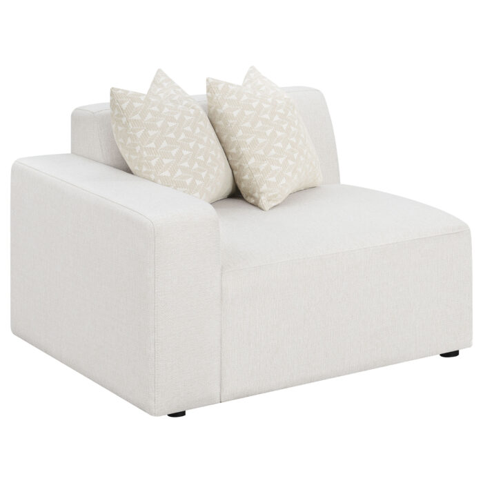 Freddie Upholstered LAF Chair Pearl product image