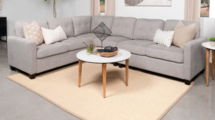 Georgina 4-piece Upholstered Modular Sectional Sofa Beige product image