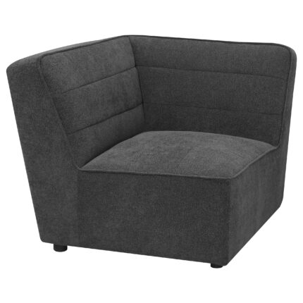 Sunny Upholstered Corner Chair Dark Charcoal product image