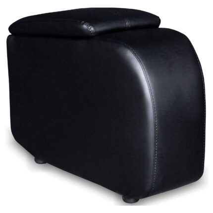 Cyrus Upholstered Home Theater Storage Wedge Console Black product image