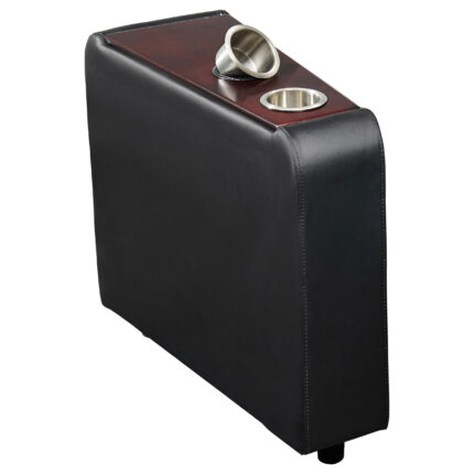Toohey Upholstered Home Theater Storage Wedge Console Black product image