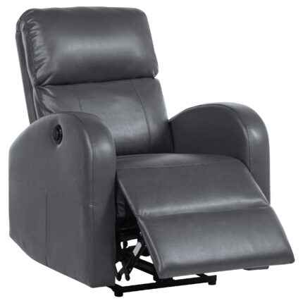 Grant Upholstered Power Recliner Chair Grey product image