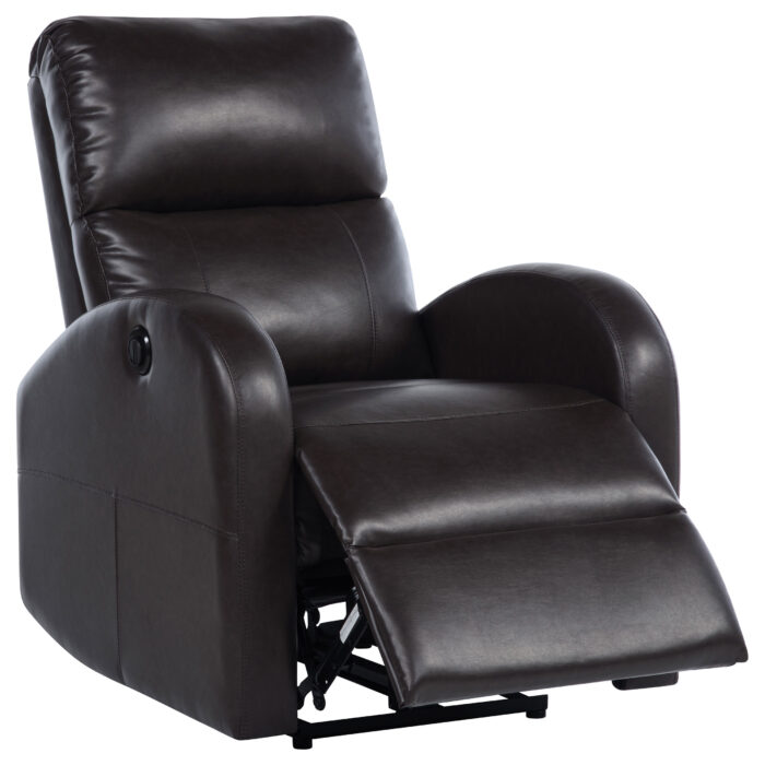 Grant Upholstered Power Recliner Chair Brown product image