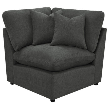 Collins Modular Corner Chair Dark Grey product image