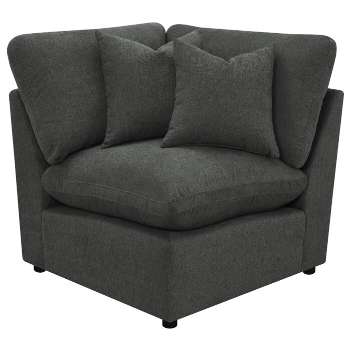 Collins Modular Corner Chair Dark Grey product image