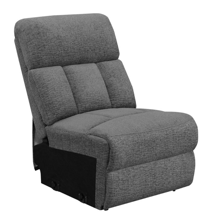Bahrain Upholstered Armless Chair Charcoal product image