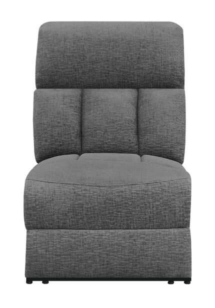 Bahrain Upholstered Armless Power Recliner Charcoal product image