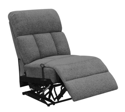 Bahrain Upholstered Armless Recliner Charcoal product image