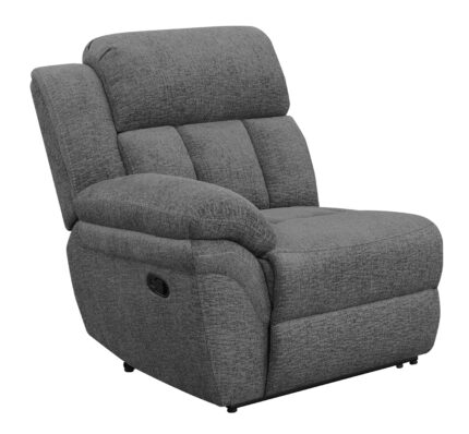 Bahrain Upholstered LAF Recliner Charcoal product image