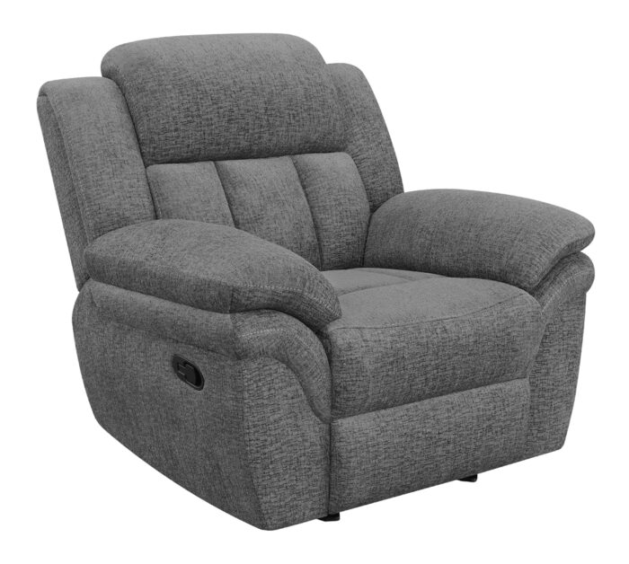 Bahrain Upholstered Glider Recliner Charcoal product image