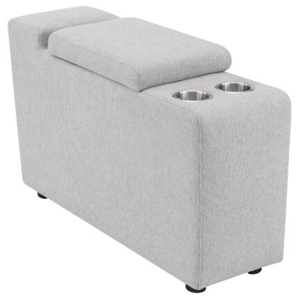 Collins Upholstered Modular Storage Console Grey product image