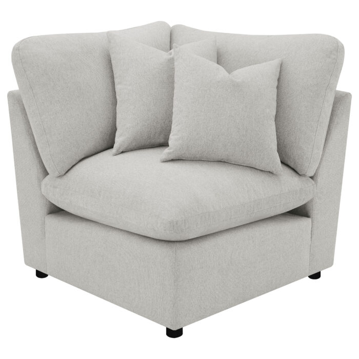 Collins Modular Corner Chair Grey product image