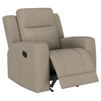 Brentwood Upholstered Recliner Chair Taupe product image