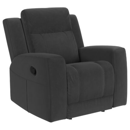 Brentwood Upholstered Recliner Chair Dark Charcoal product image