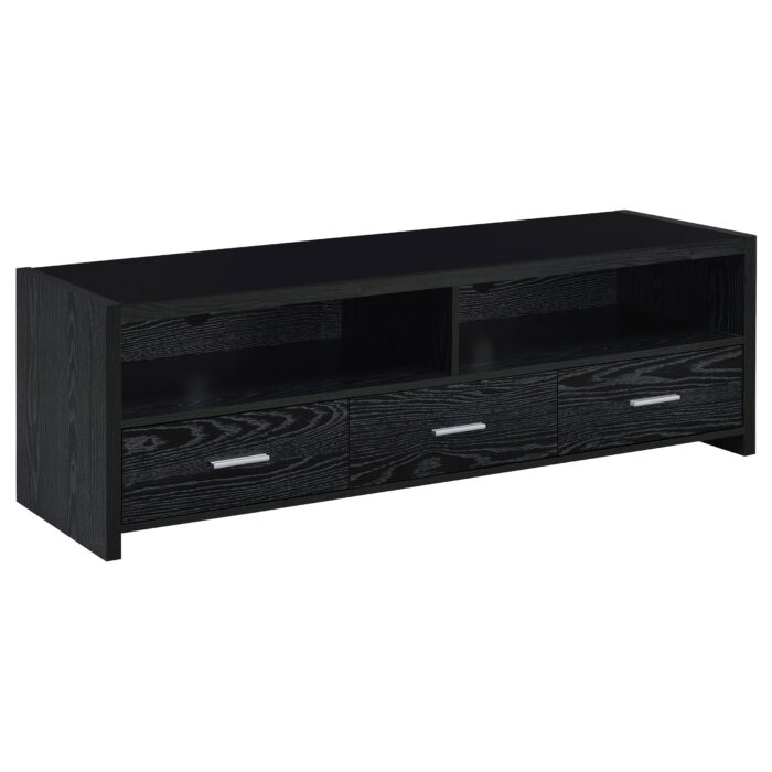 Alton 3-drawer Engineered Wood 62-inch TV Stand Black Oak product image