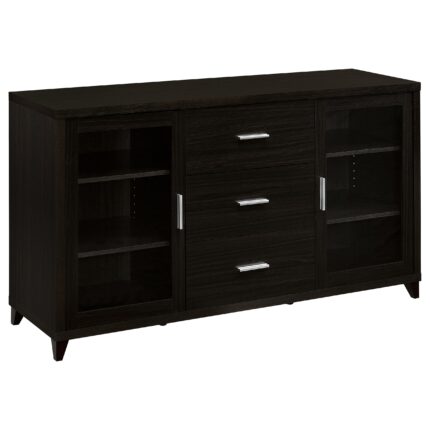 Lewes 2-door Engineered Wood 60-inch TV Stand Cappuccino product image