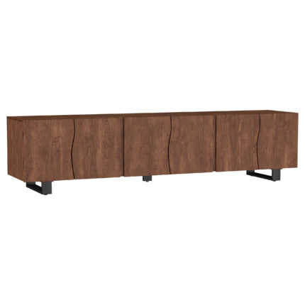 Trask 86-inch Wood TV Stand Media Console Mango Brown product image