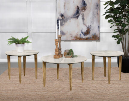 Aldis 3-piece Coffee and End Table Set White product image