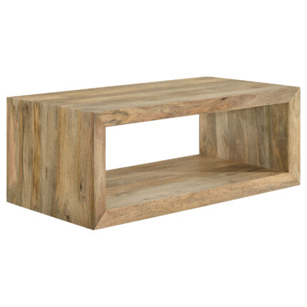 Benton Rectangular Solid Wood Coffee Table Natural product image