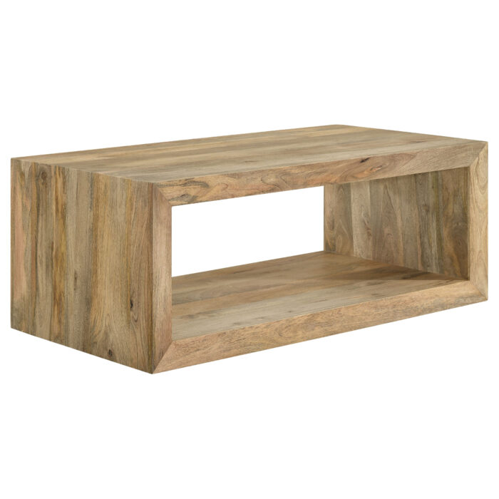 Benton Rectangular Solid Wood Coffee Table Natural product image