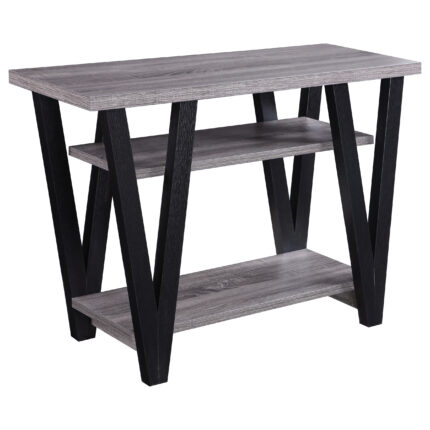 Stevens 2-shelf Engineered Wood Entryway Console Table Grey product image