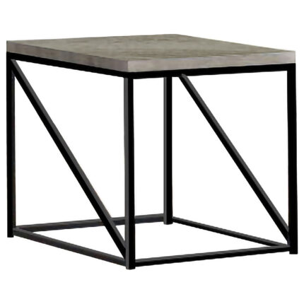 Birdie Square Engineered Wood End Table Sonoma Grey product image