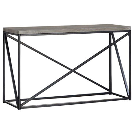 Birdie Rectangular Entryway Console Table Sonoma Grey product image