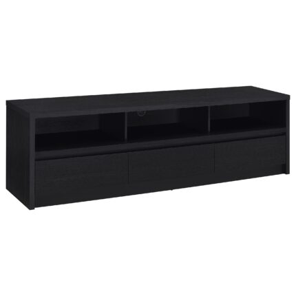 Rutland 78-inch 3-drawer TV Stand Media Console Black product image
