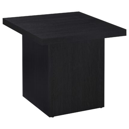 Max Square Engineered Laminate End Side Table Black product image