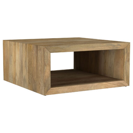 Benton Square Solid Mango Wood Coffee Table Natural product image